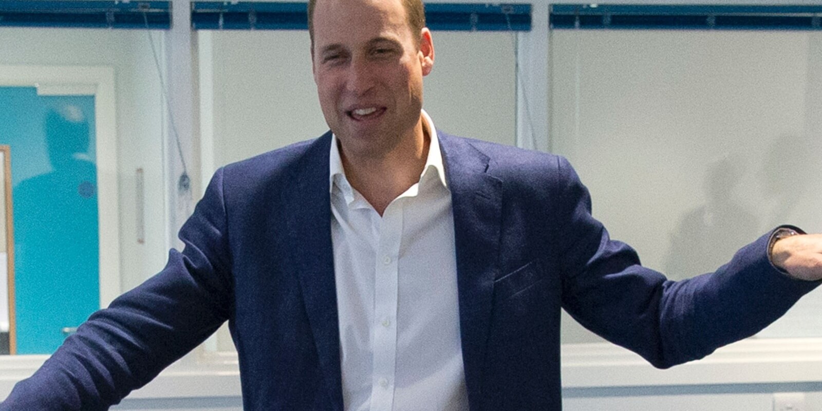 Prince William dances in in London on September 14, 2016.