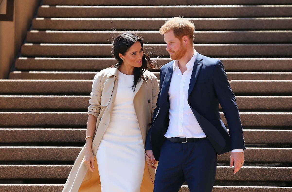 Prince Harry and Meghan Markle in Australia in 2018