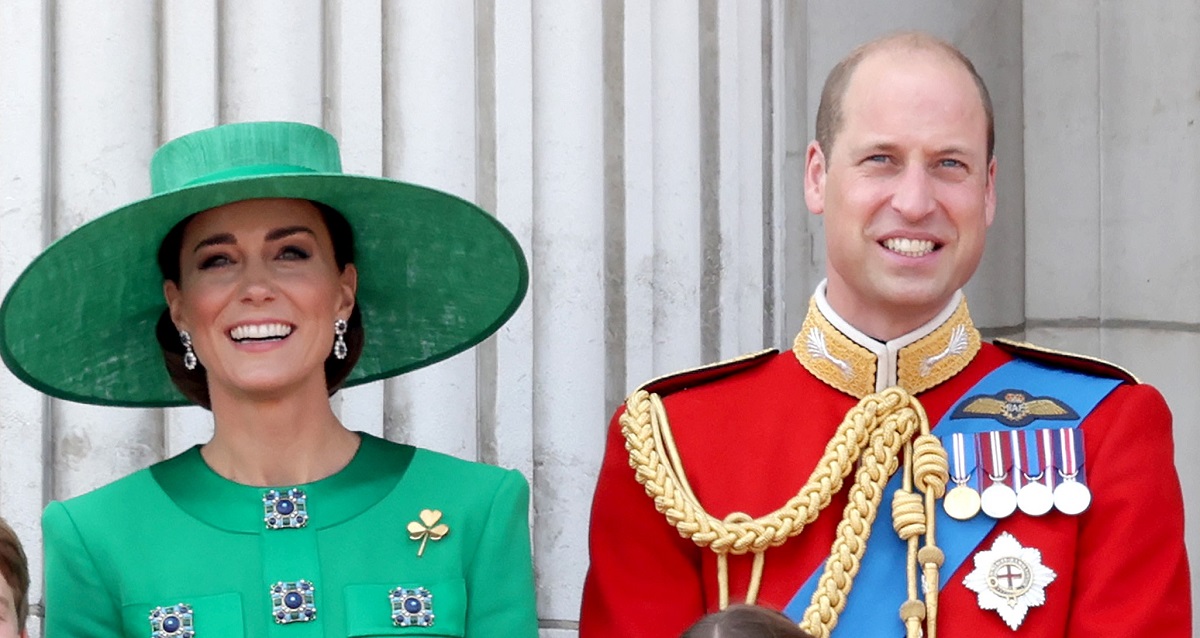 Kate Middleton And Prince William Standing On The Buckingham Palace Balcony During Trooping The Colour  ?w=1024&h=544
