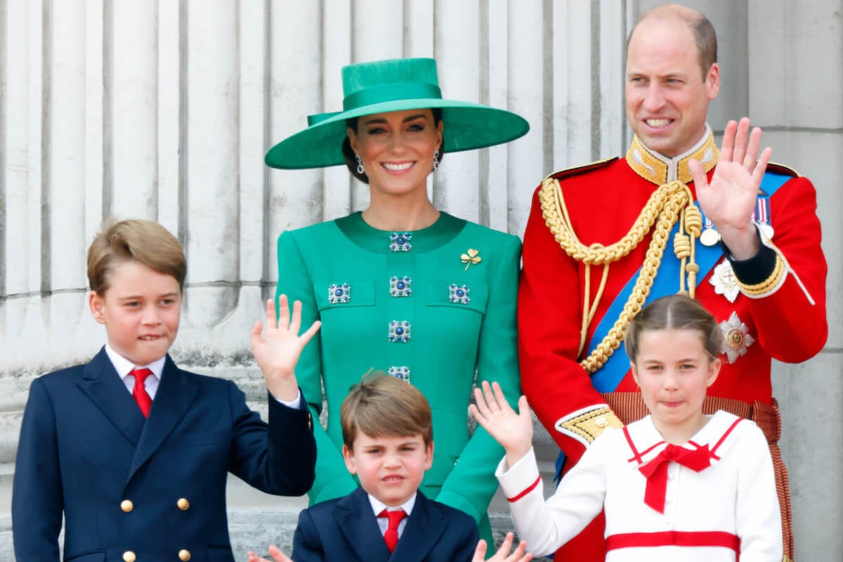 Prince William, who may have channeled Princess Diana with his 2023 Father's Day photo, stands with his children and Kate Middleton