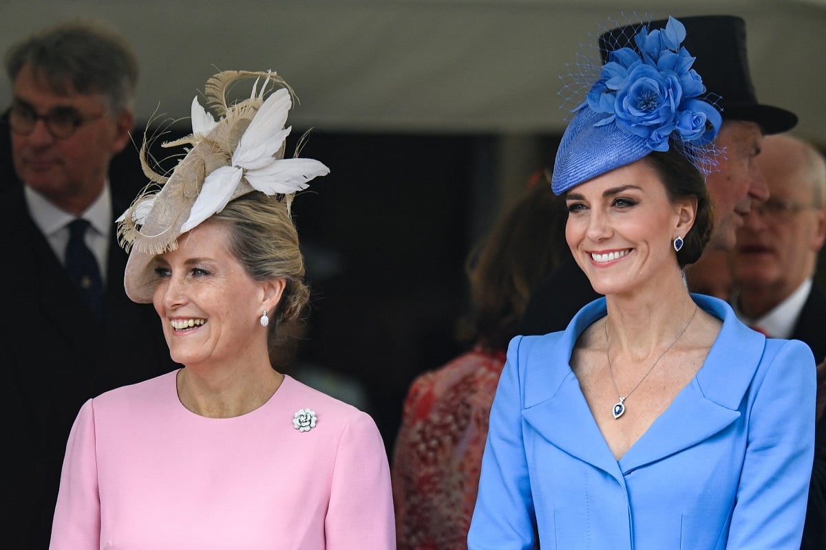 Sophie, Duchess of Edinburgh and Kate Middleton attend the Order of the Garter Service together at St George's Chapel