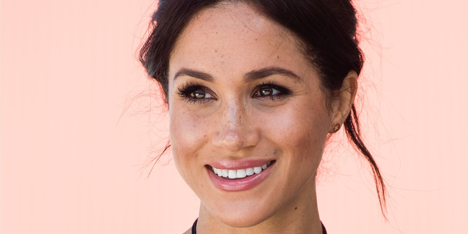 Meghan Markle poses at a photocall at a formal powhiri and luncheon on October 31, 2018 in Rotorua, New Zealand.