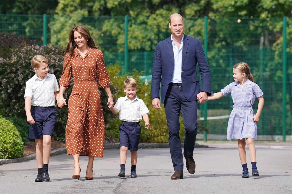 What William And Kate Occasionally Do Almost Guarantees George   Kate Middleton And Prince William Whose Practice Of Sharing Family Photos Ensures Some Privacy On Summer Vacation Walk With Prince George Prince Louis And Princess Charlotte 