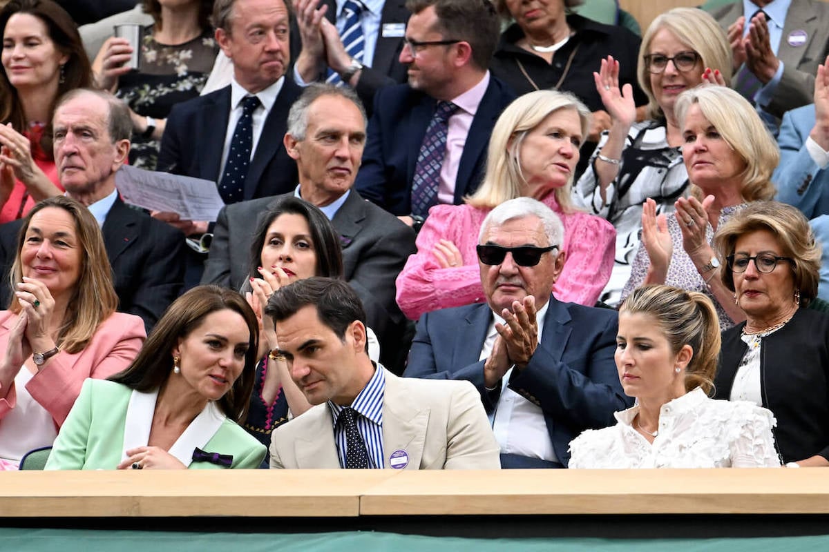 Kate Middleton Was Overcome Sitting With Roger Federer At Wimbledon According To A Body