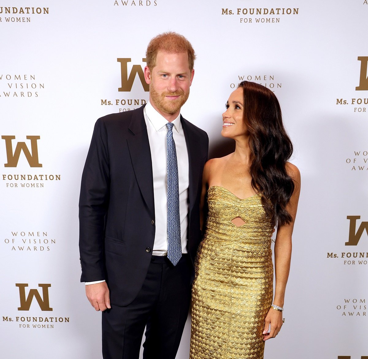 Prince Harry and Meghan Markle attend the Ms. Foundation Women of Vision Awards