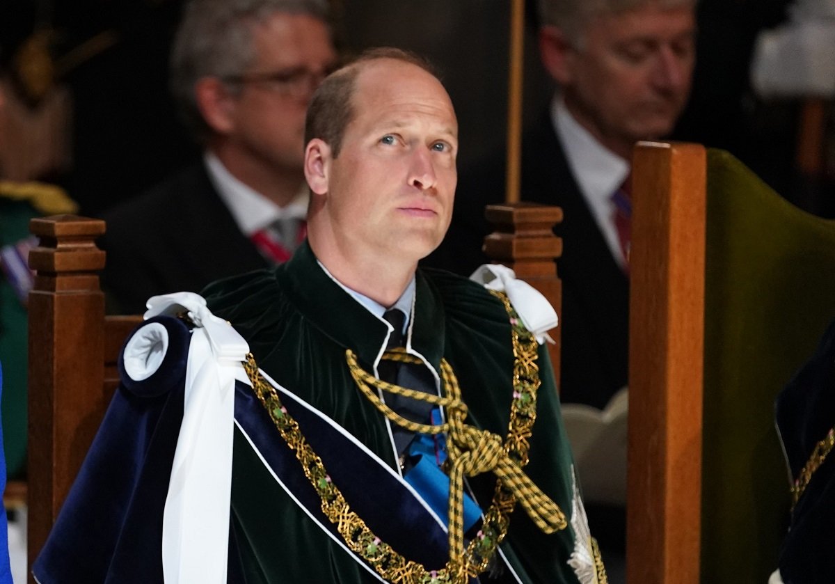 Prince William,who a body language expert says looked a little unsure of himself at king's second coronation, attends the National Service of Thanksgiving for King Charles III in Scotland