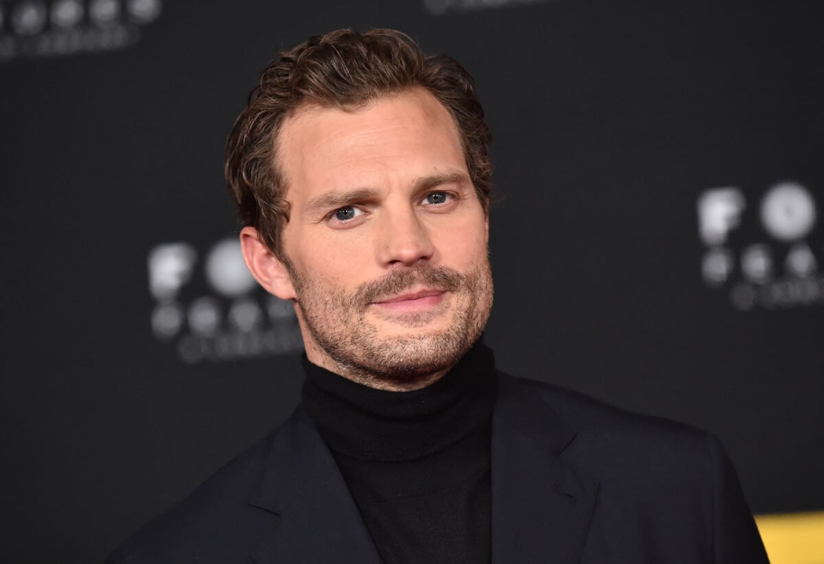 Jamie Dornan attends the premiere of Focus Features' "Belfast" at the Academy Museum of Motion Pictures in Los Angeles on November 8, 2021