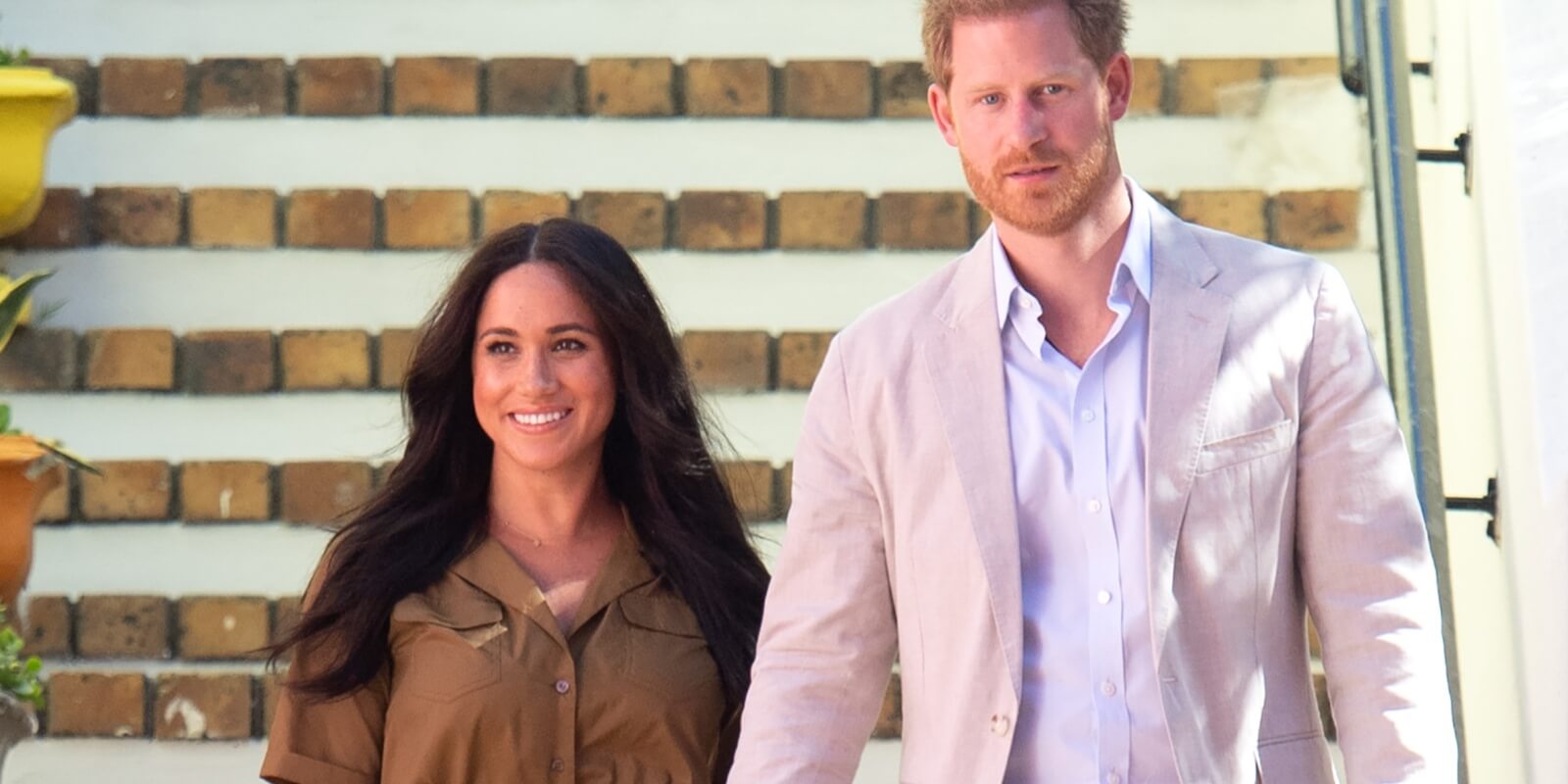 Meghan Markle and Prince Harry photographed Heritage Day public holiday celebrations in the Bo Kaap district of Cape Town, during the royal tour of South Africa on September 24, 2019 in Cape Town, South Africa.