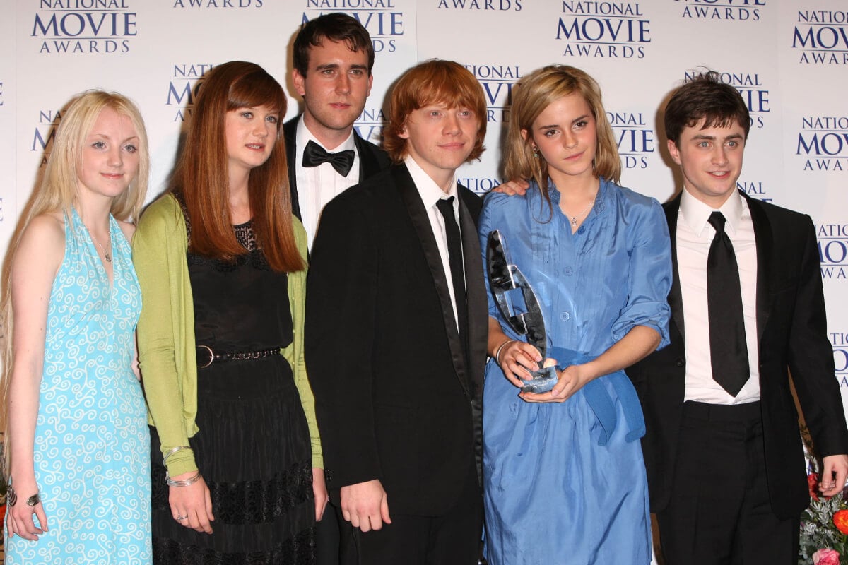 Harry Potter receive the award for Best Family Film for Harry Potter and the Order of the Phoenix during The National Movie Awards at the Royal Festival Hall, central London