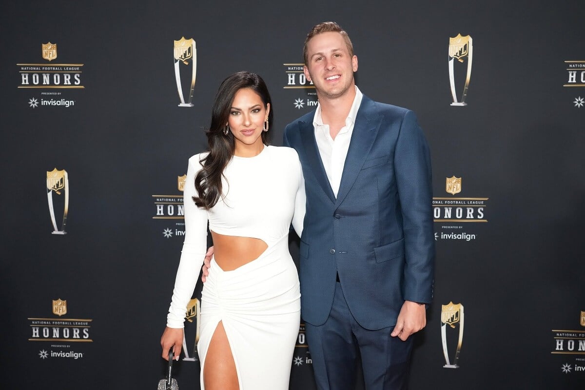 Jared Goff and his fiancée, Christen Harper, attend the 12th Annual NFL Honors