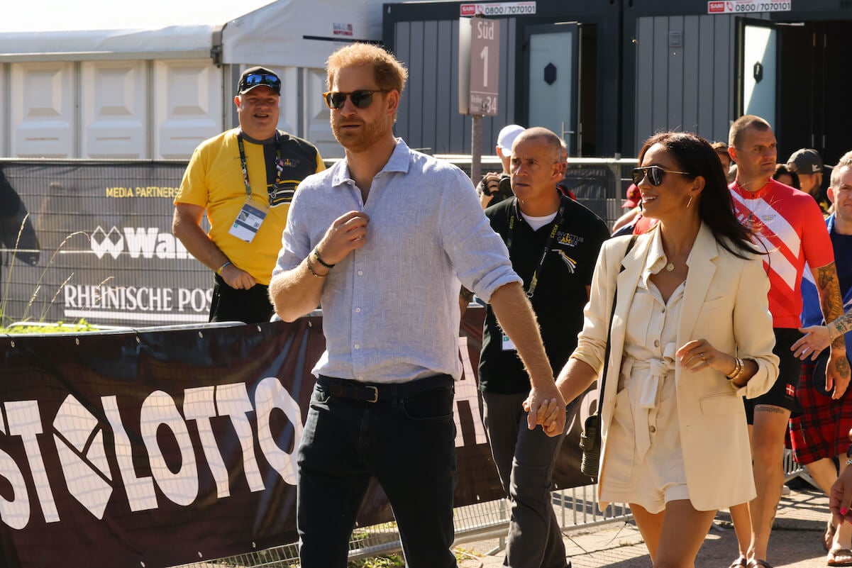 Prince Harry and Meghan Markle at the 2023 Invictus Games