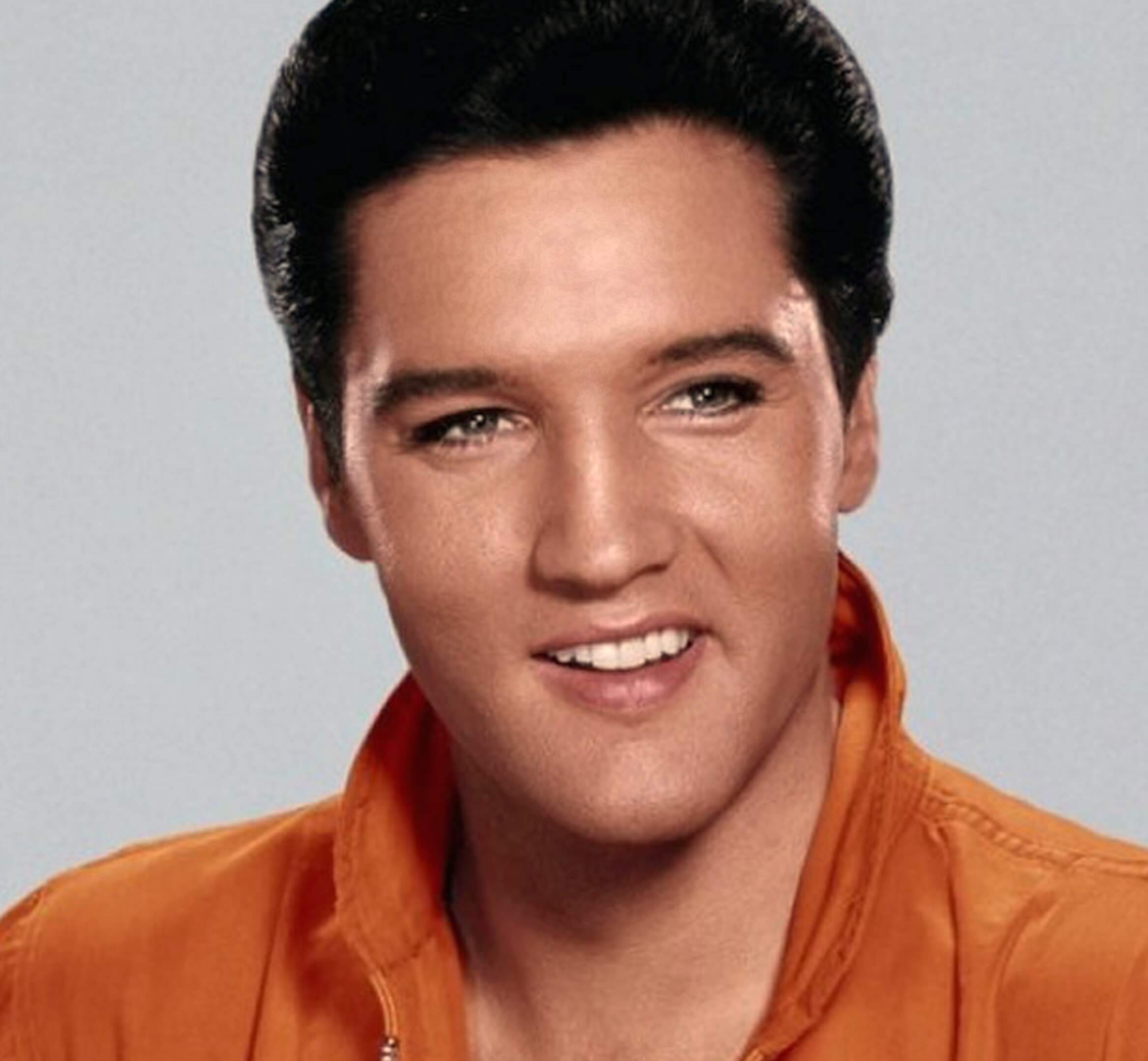 Elvis Presley wearing his 'Viva Las Vegas' jumpsuit