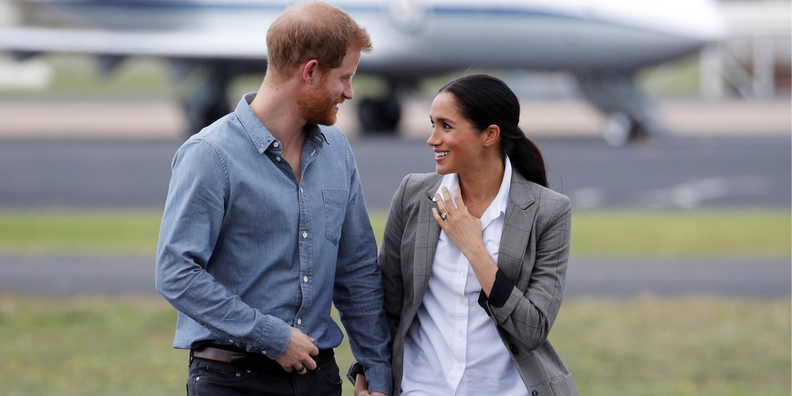 Prince Harry and Meghan Markle photographed in Australia in 2018.