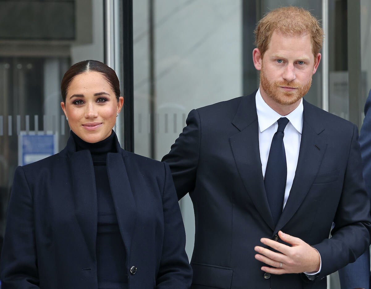 Meghan Markle and Prince Harry in New York City in 2021