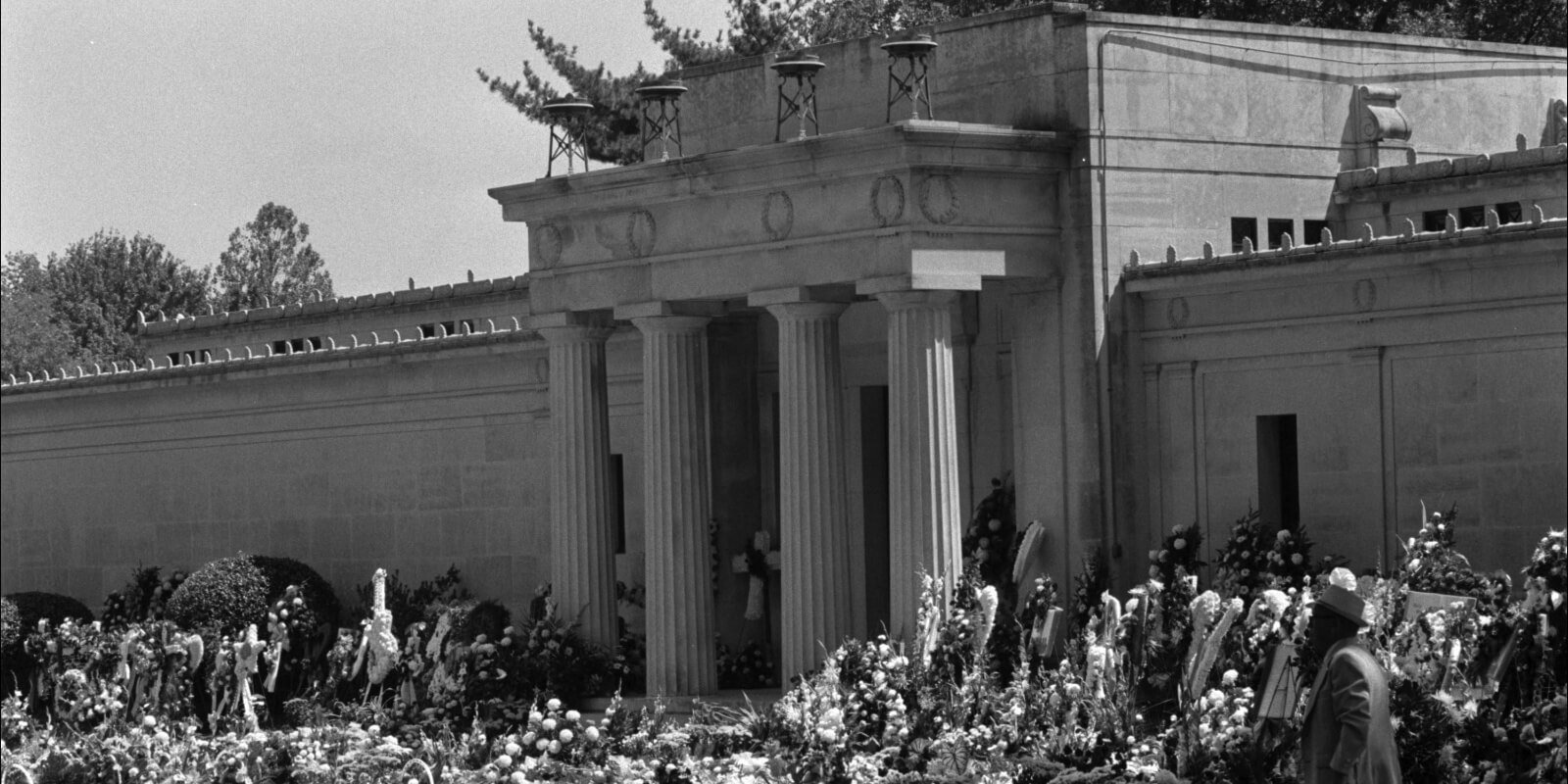 Forest Hill Cemetary in Memphis, TN was the first place Elvis Presley was interred before Graceland.