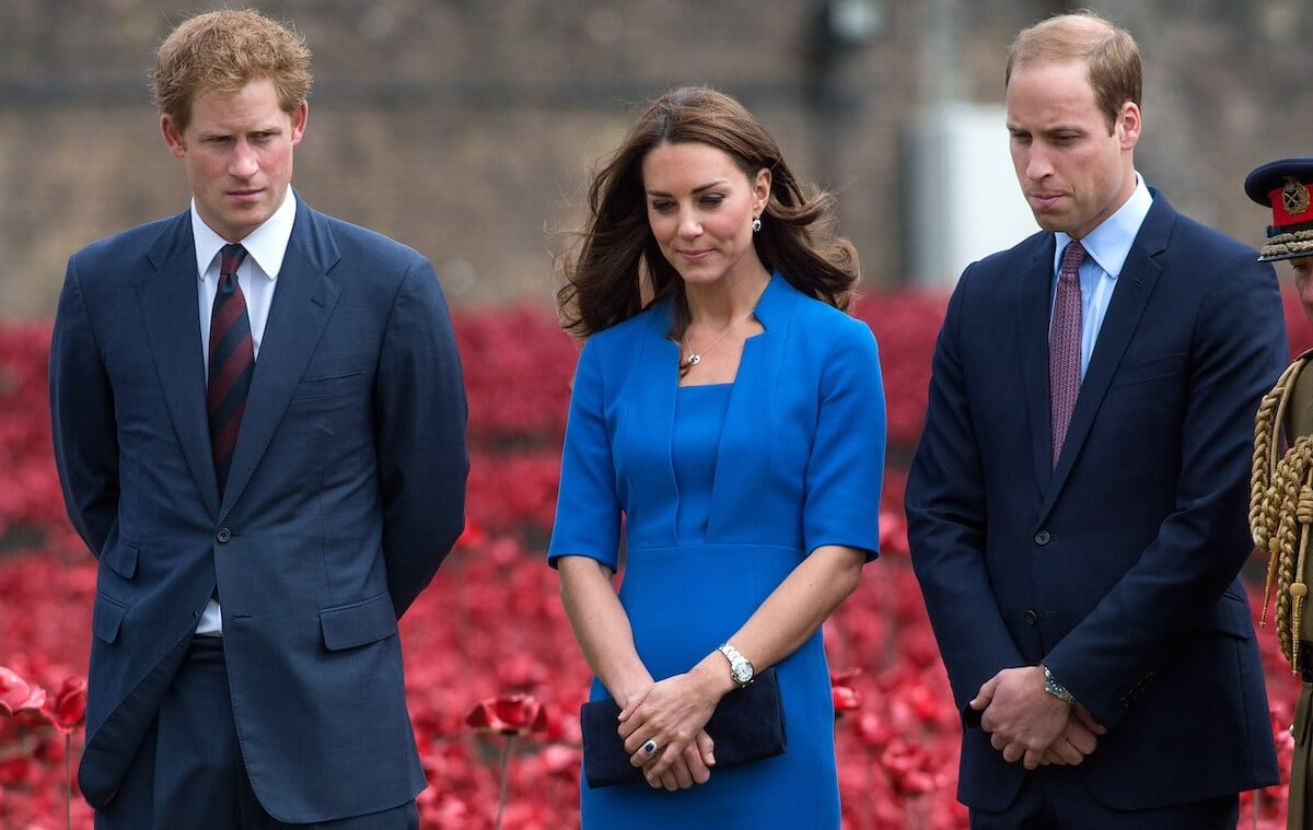 Prince Harry, Kate Middleton, and Prince William