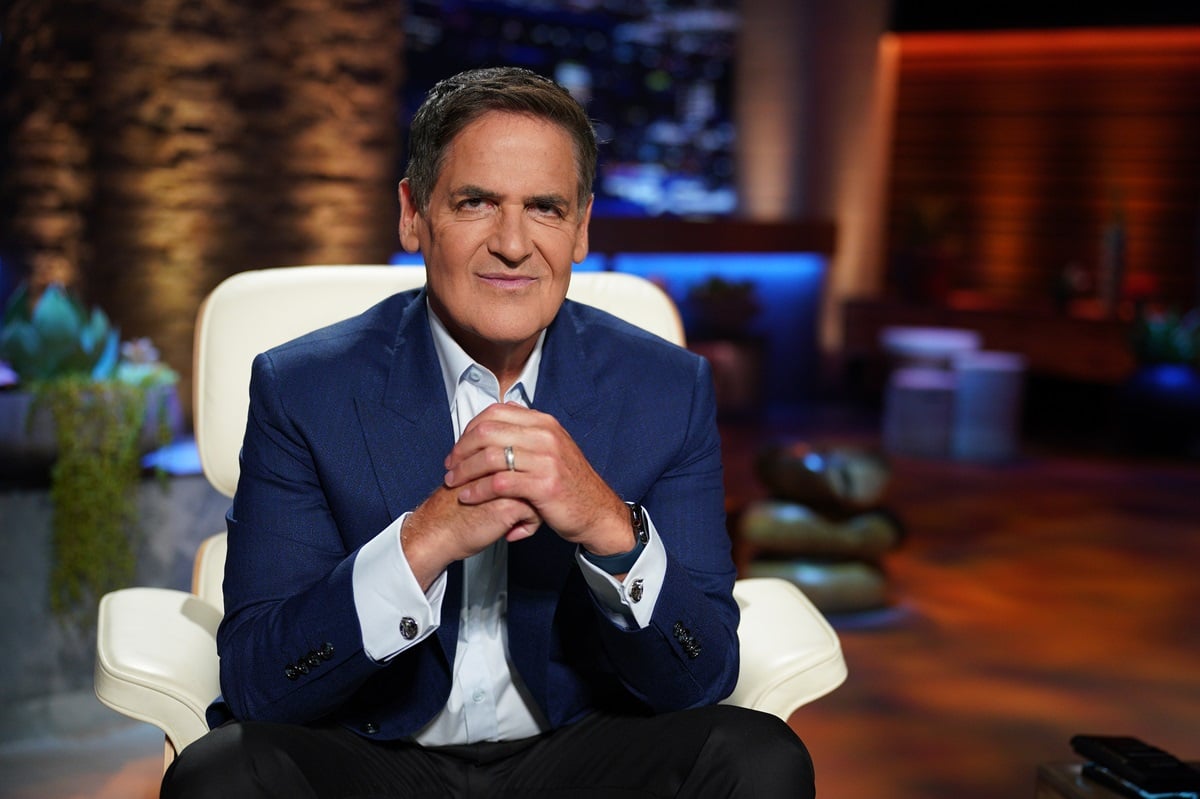Mark Cuban is seen sitting on the set of 'Shark Tank' during seaosn 14; Cuban says he'll be leaving the show.