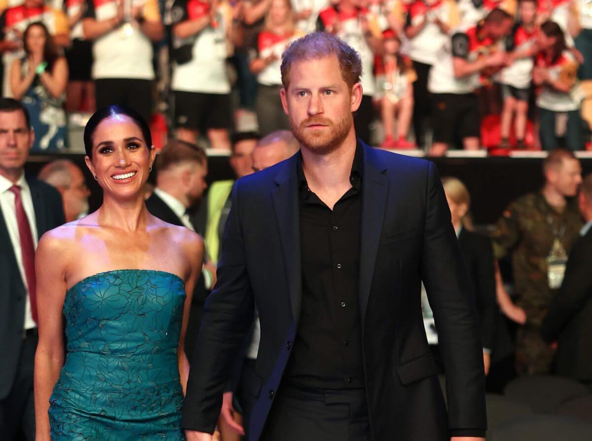 Meghan Markle and Prince Harry attend the closing ceremony of the Invictus Games Düsseldorf 2023