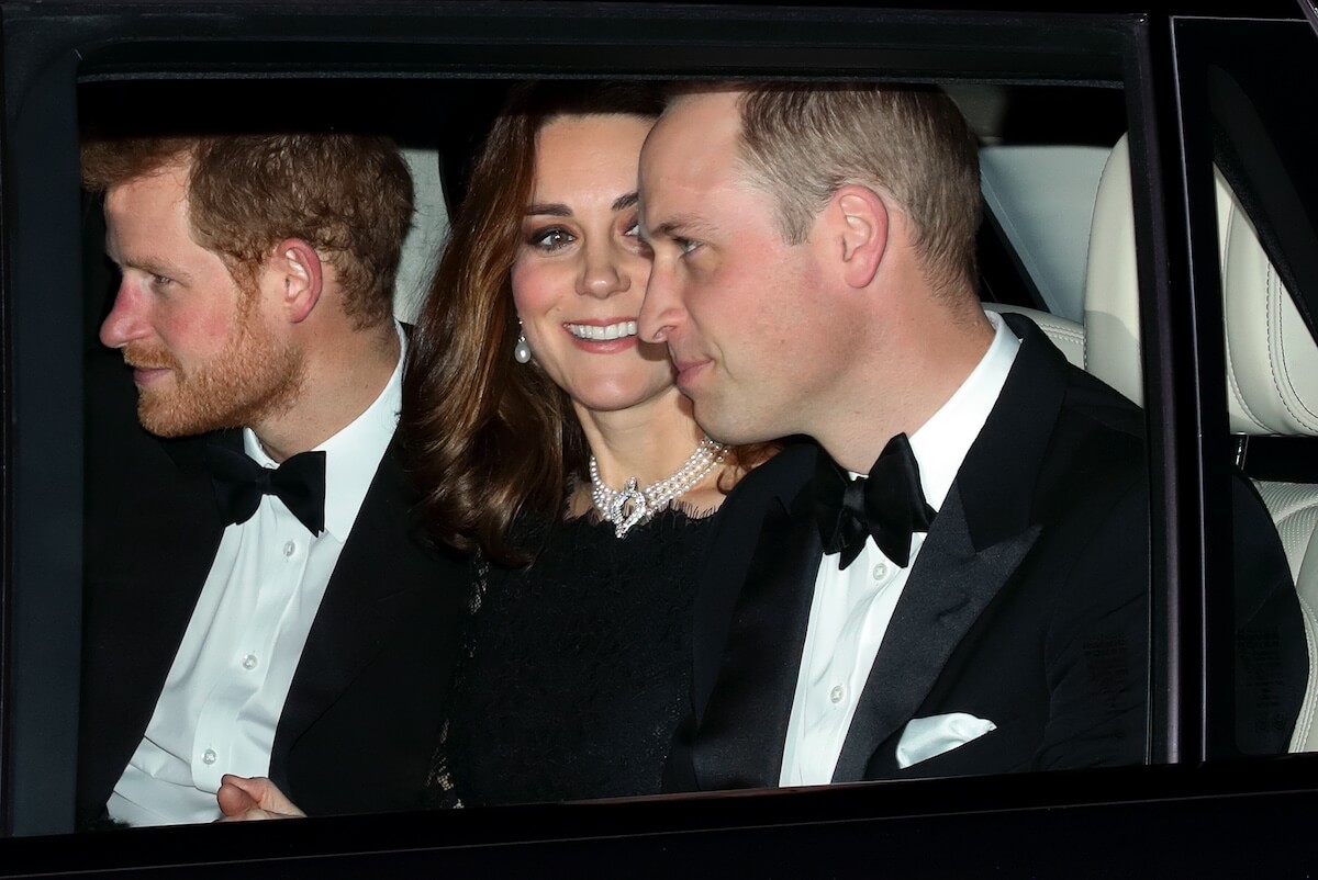 Prince Harry, Kate Middleton, and Prince William