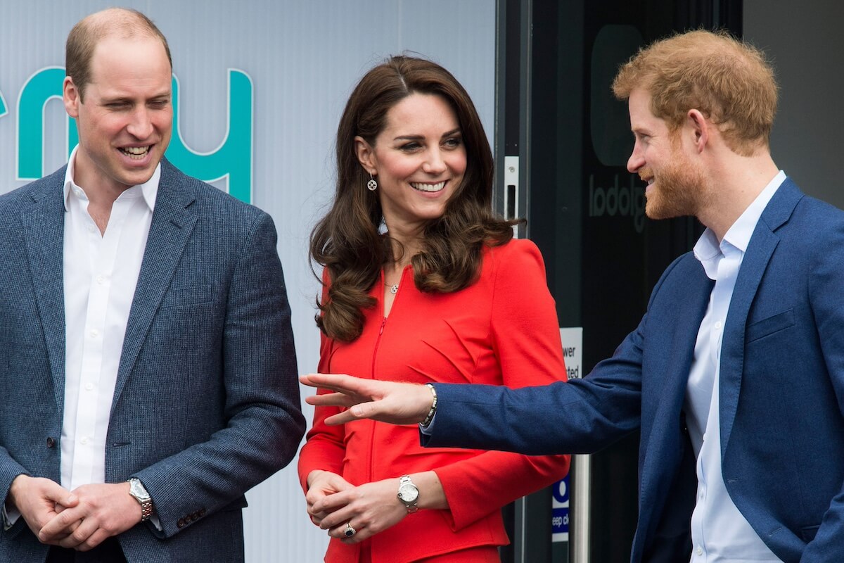 Prince William, Kate Middleton, and Prince Harry