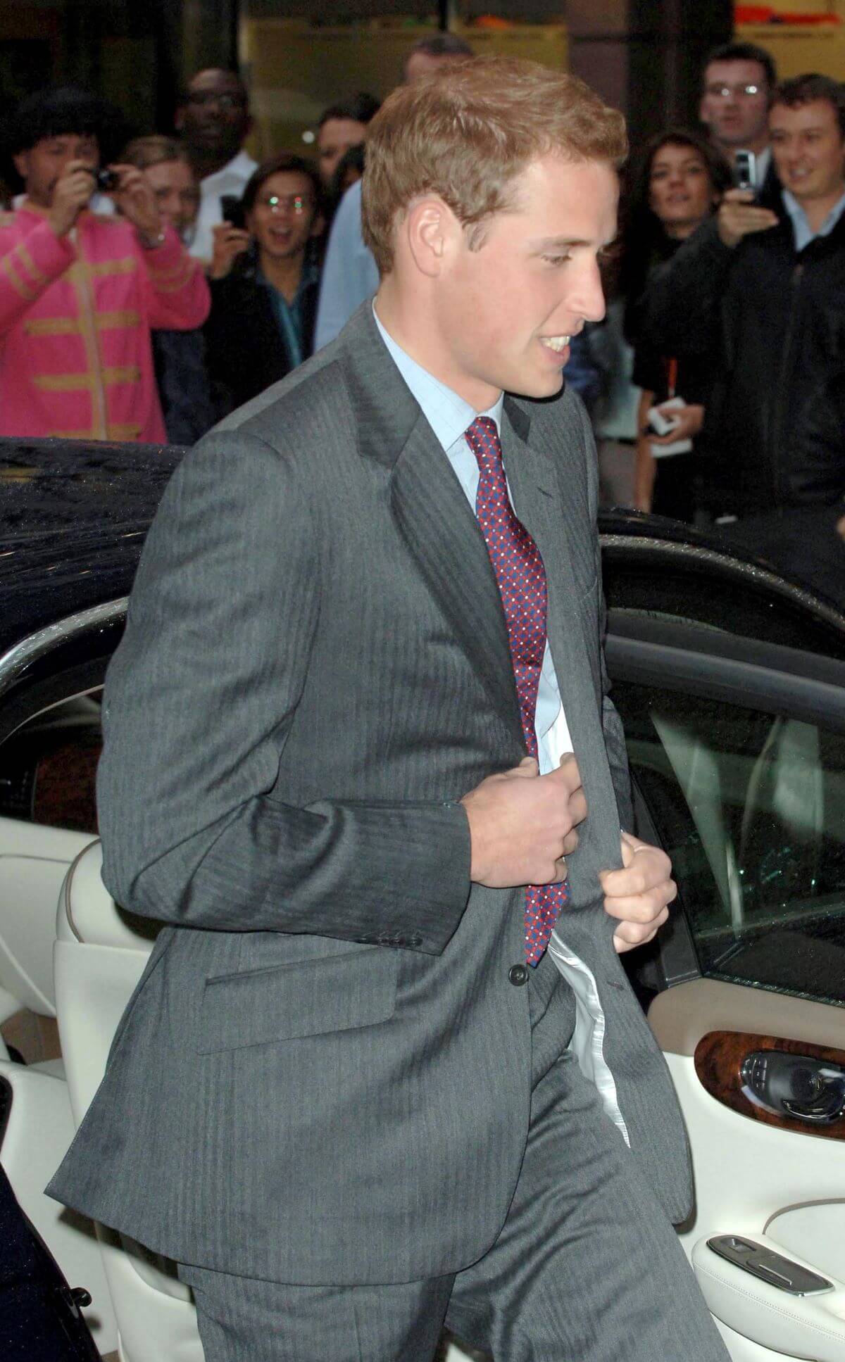 Prince William as Patron of Tusk Trust arrives at the ICAP offices in London