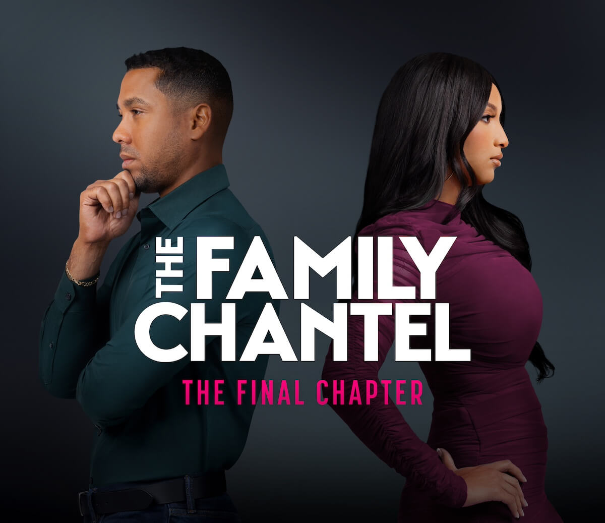 Pedro and Chantel back to back in key art for 'The Family Chantel' Season 5