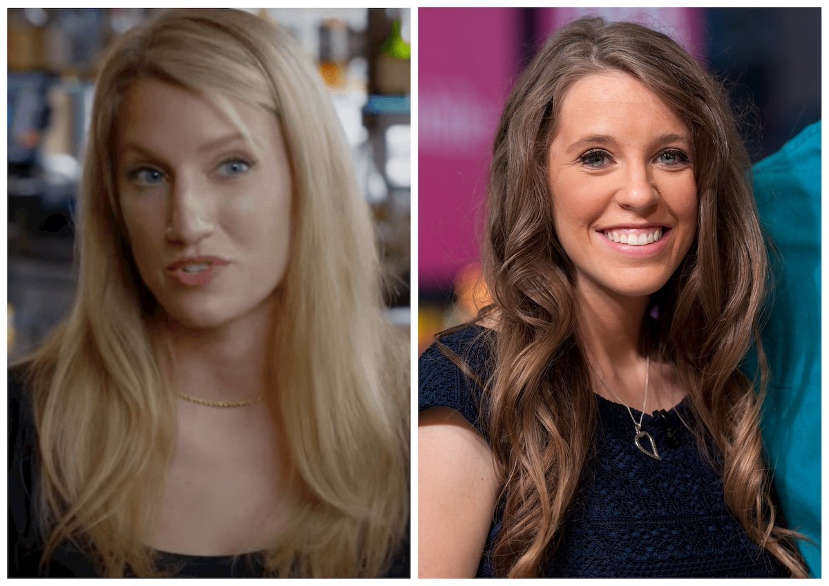 Side by side photos of Olivia Plath from 'Welcome to Plathville' and Jill Duggar of 'Counting On'