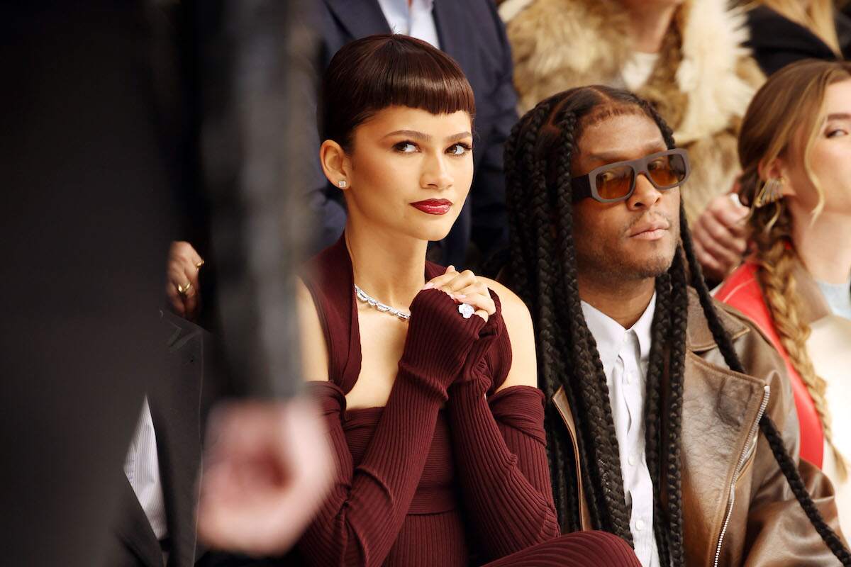 Zendaya's Reign Over Paris Fashion Week Continues With Blunt Bangs and ...