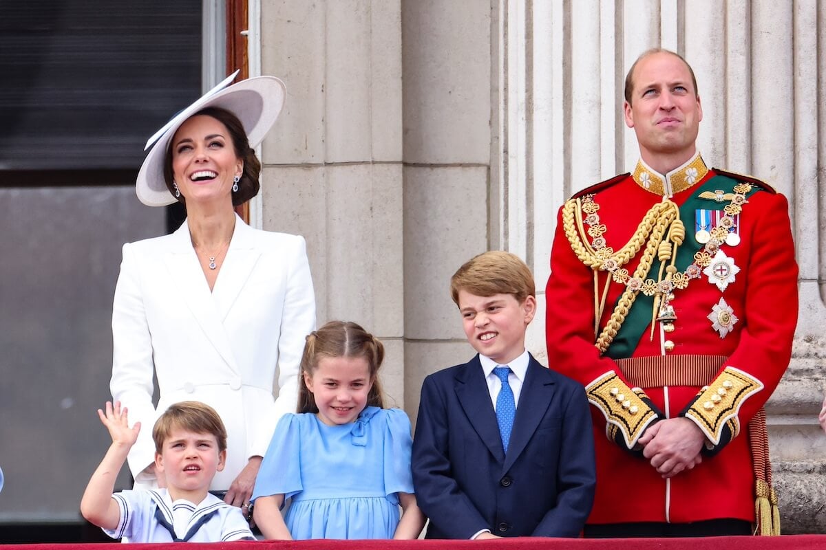 Prince William, Kate Middleton, Prince George, Princess Charlotte, and Prince Louis