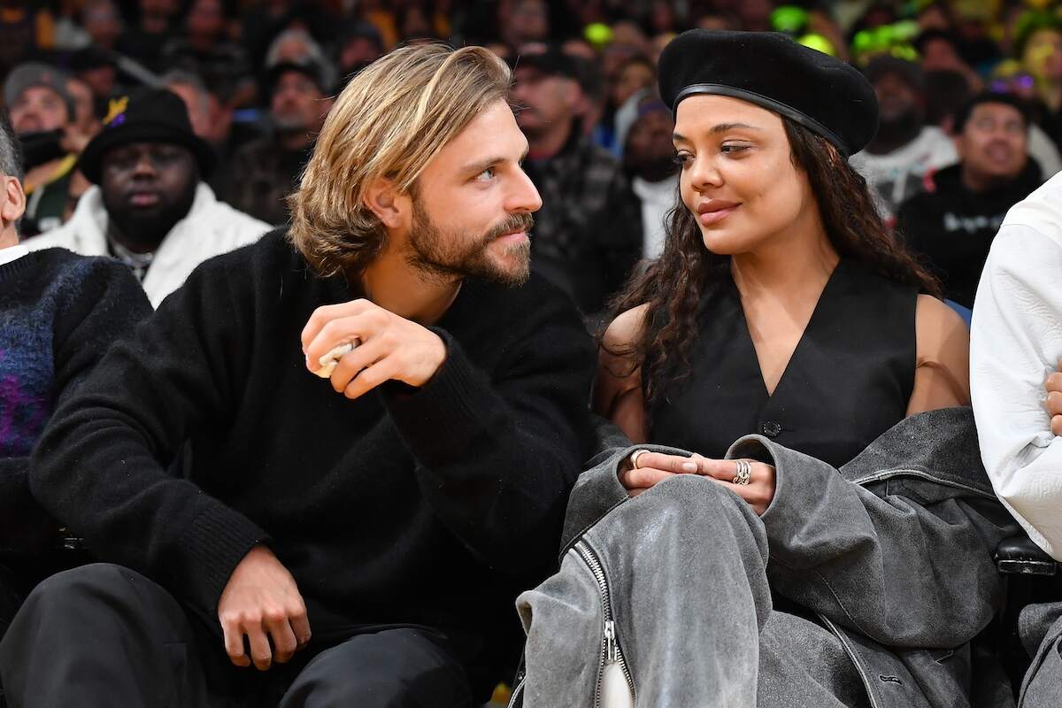 Tessa Thompson, 40, Exchanges Steamy Looks With Socialite Brandon Green,  30, at Lakers Game