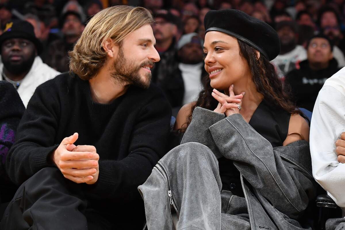 Tessa Thompson, 40, Exchanges Steamy Looks With Socialite Brandon Green,  30, at Lakers Game