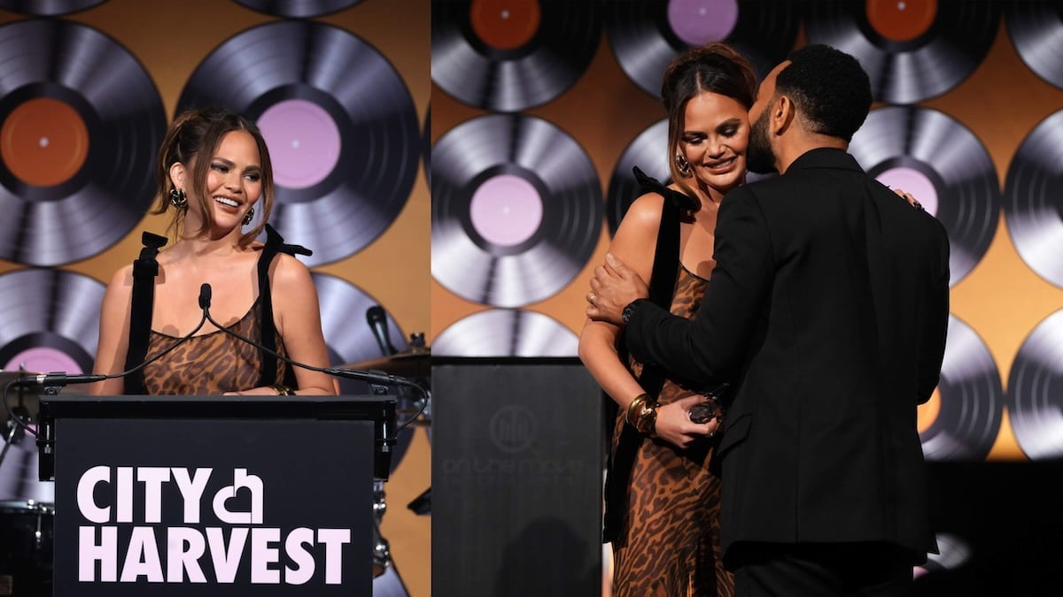 John Legend's wife Chrissy Teigen frees the nipple in scandalous outfit ...