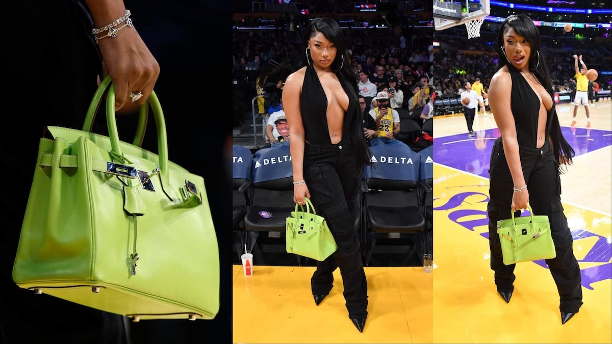 Megan Thee Stallion DISTRACTS the Lakers, Wears Over-the-Top Outfit to ...