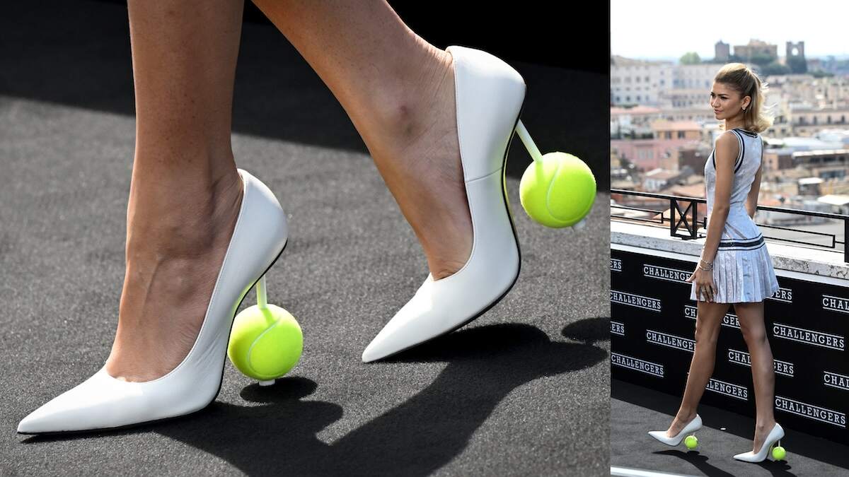 Zendaya Enters Her Tennis-Core Era as She Debuts Preppy Ball-Girl Look ...