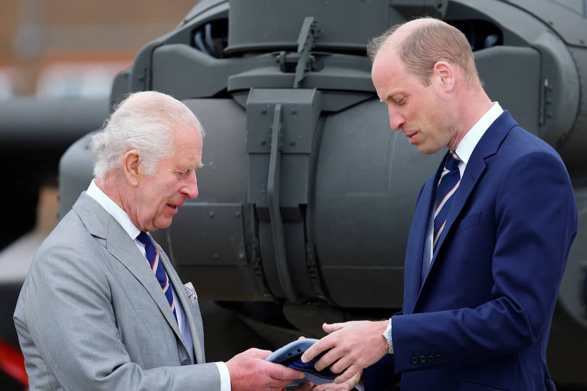 King Charles and Prince William, who showed their father son relationship, at a May 13 joint appearance