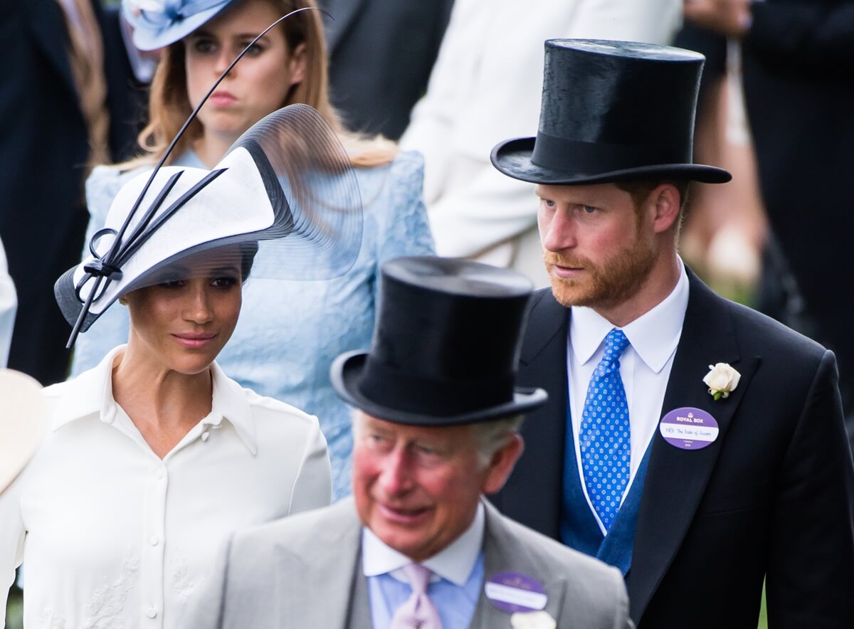 Meghan Markle, Prince Harry, and King Charles attend Royal Ascot Day 1 at Ascot Racecourse