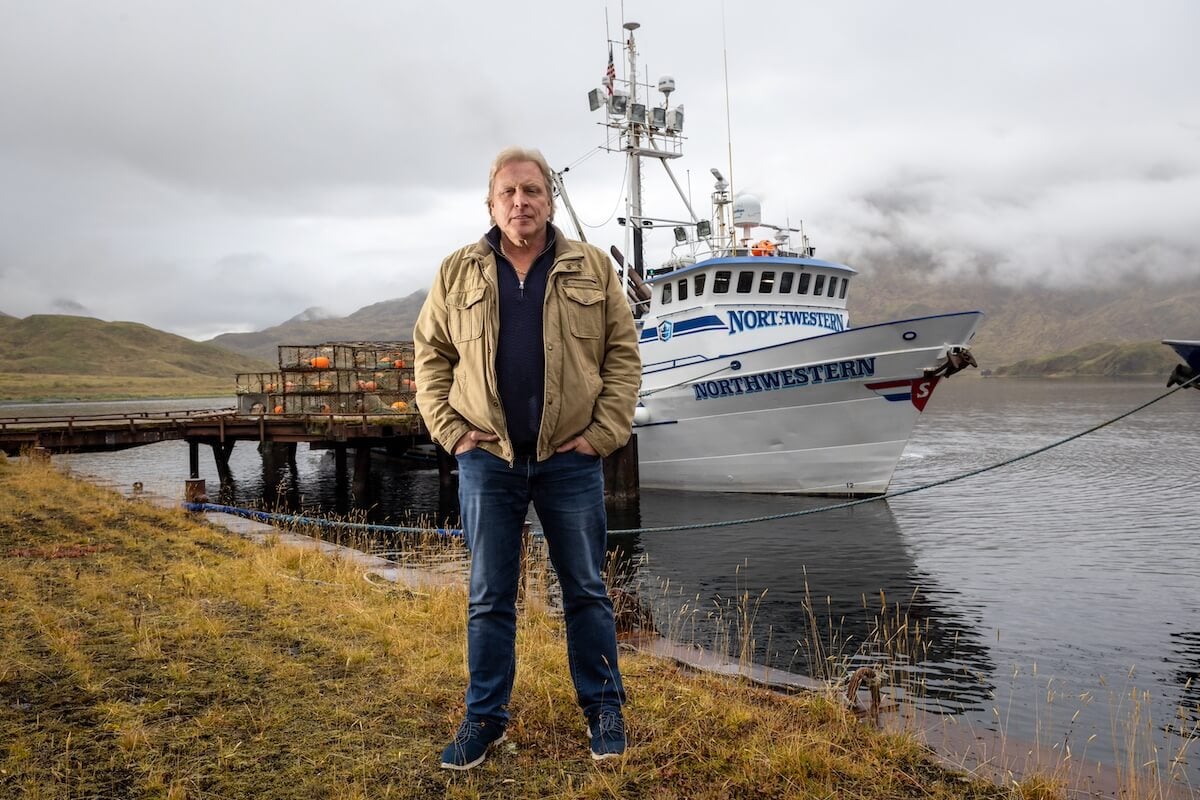 Captain Sig Hansen standing in front of his boat, the F/V Northwestern, in a promo shot for 'Deadliest Catch' Season 20