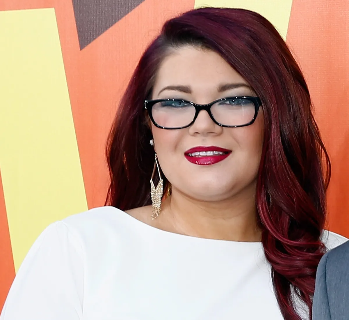Amber Portwood attends The 2015 MTV Movie Awards at Nokia Theatre L.A. Live on April 12, 2015 in Los Angeles, California.