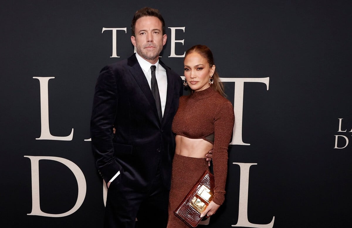 Ben Affleck and Jennifer Lopez attend 'The Last Duel' New York premiere