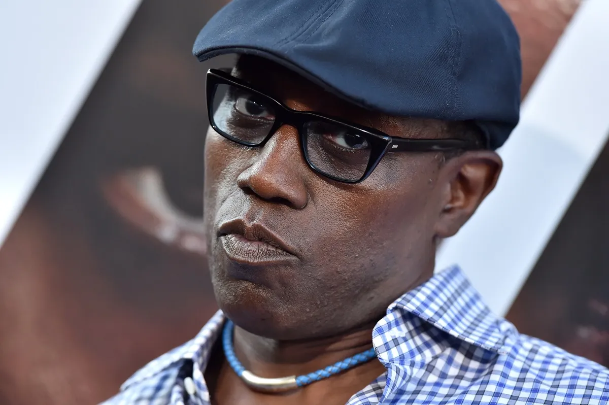 Wesley Snipes posing at the premiere of 'The Equalizer 2'.