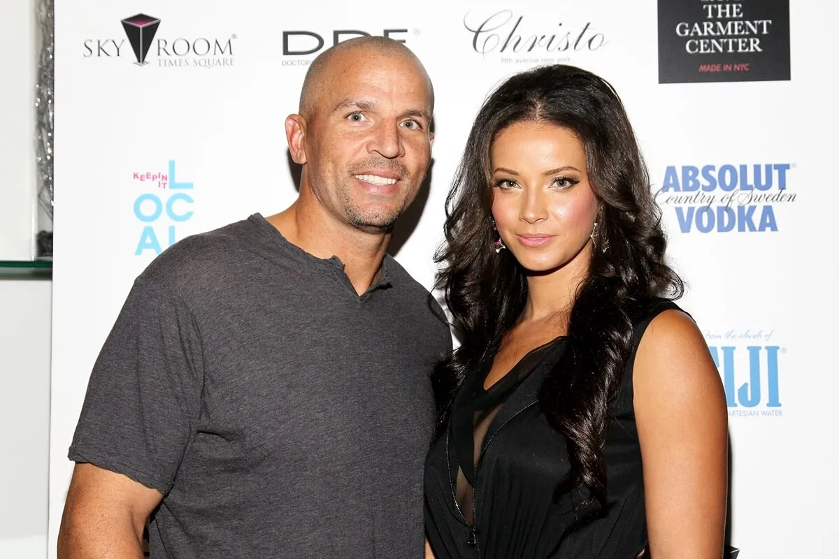Jason Kidd and Porschla Coleman Kidd pose for a photo together at Sky Room in New York City