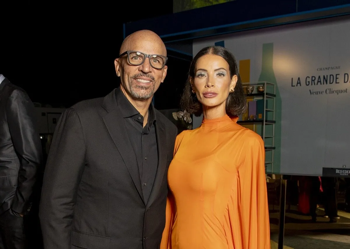 Jason Kidd and Porschla Kidd attend amfAR's TWO x TWO For AIDS Art Gala in Dallas, Texas