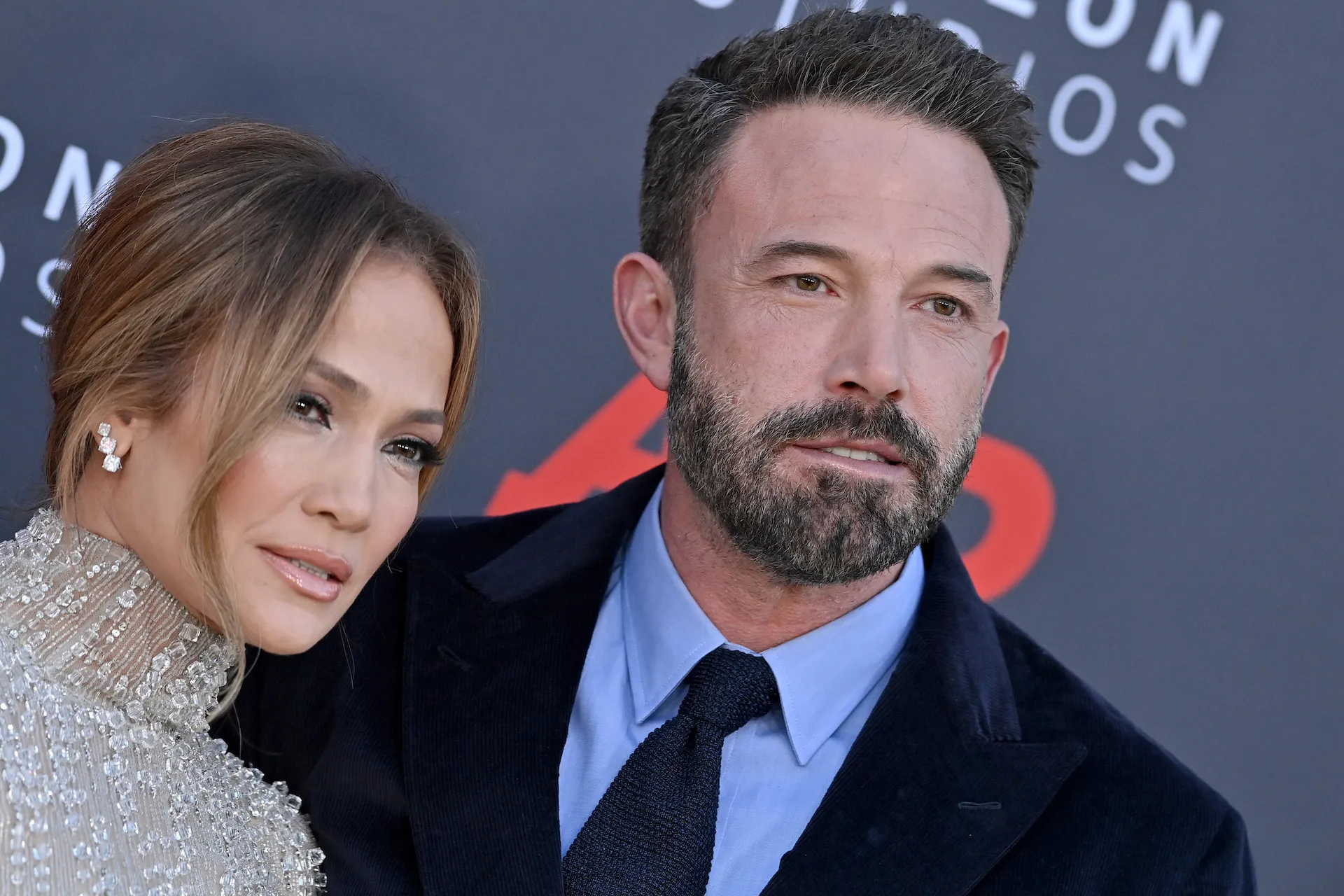 Jennifer Lopez and Ben Affleck at a movie premiere in 2023