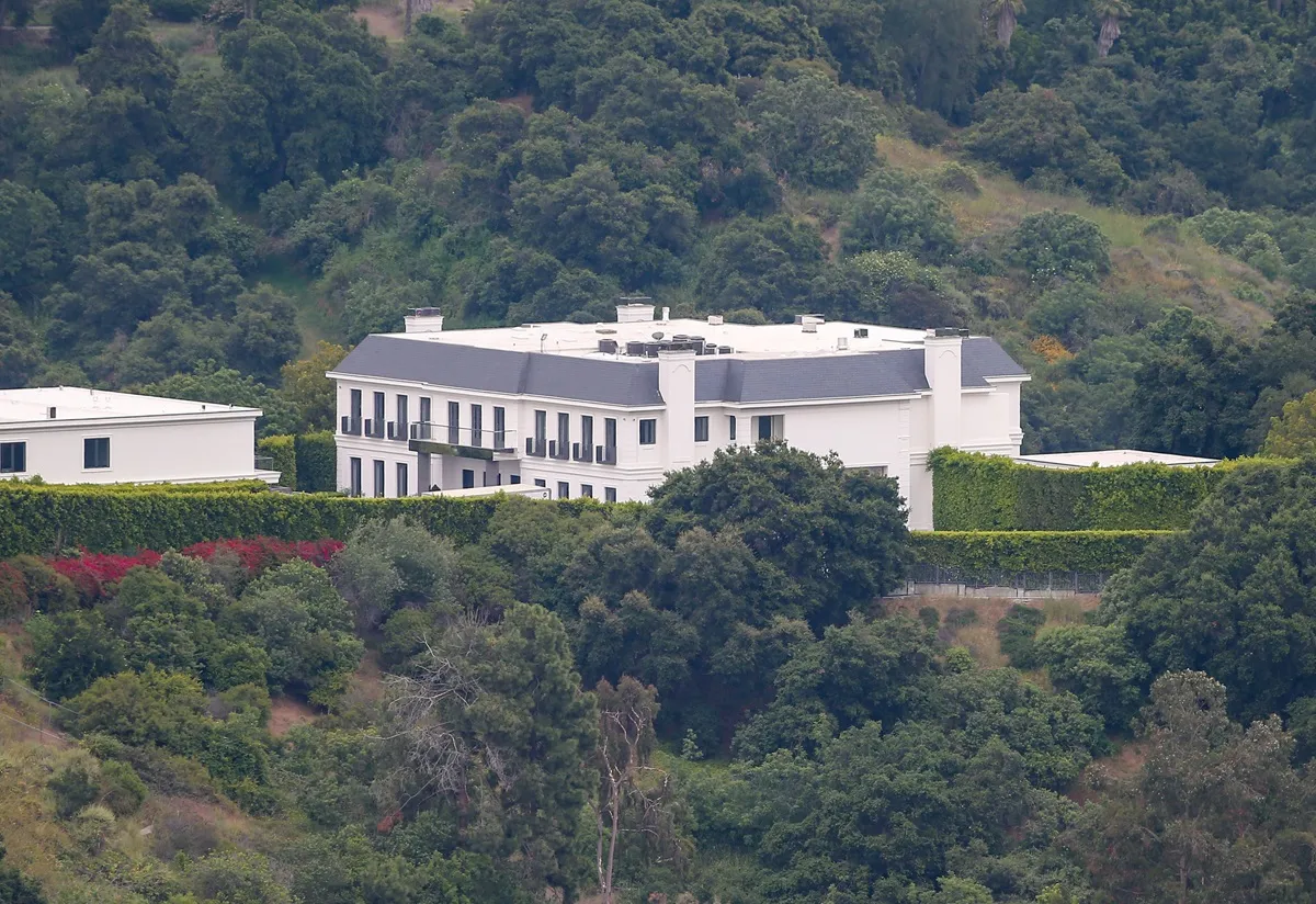 Ben Affleck and Jennifer Lopez's House in Beverly Hills is seen on June 07, 2023 in Los Angeles, California.