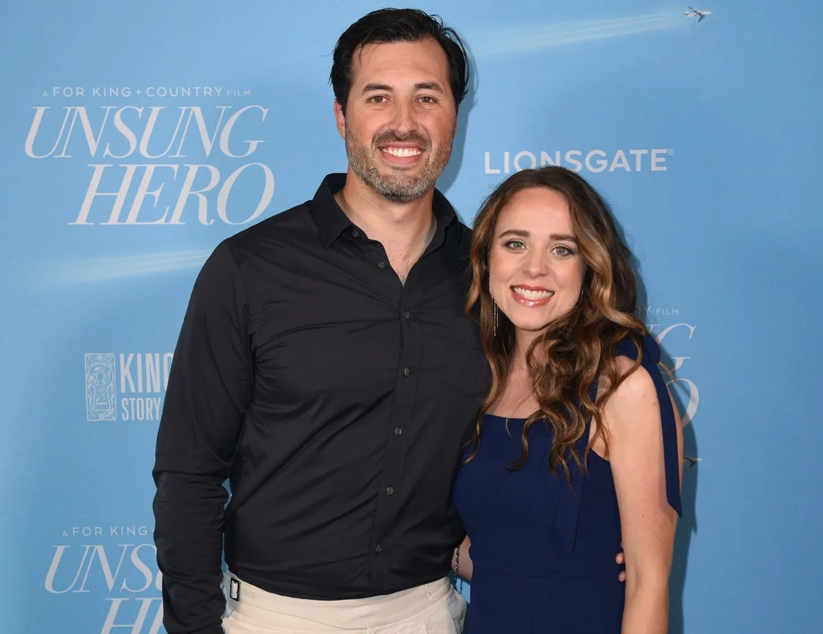 Jeremy Vuolo and Jinger Vuolo attend the "Unsung Hero" screening at Lionsgate on April 17, 2024 in Santa Monica, California. (Photo by Vivien Killilea/Getty Images for Lionsgate)
