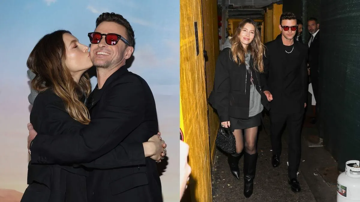 Married couple Jessica Biel and Justin Timberlake party at his 2024 album release party