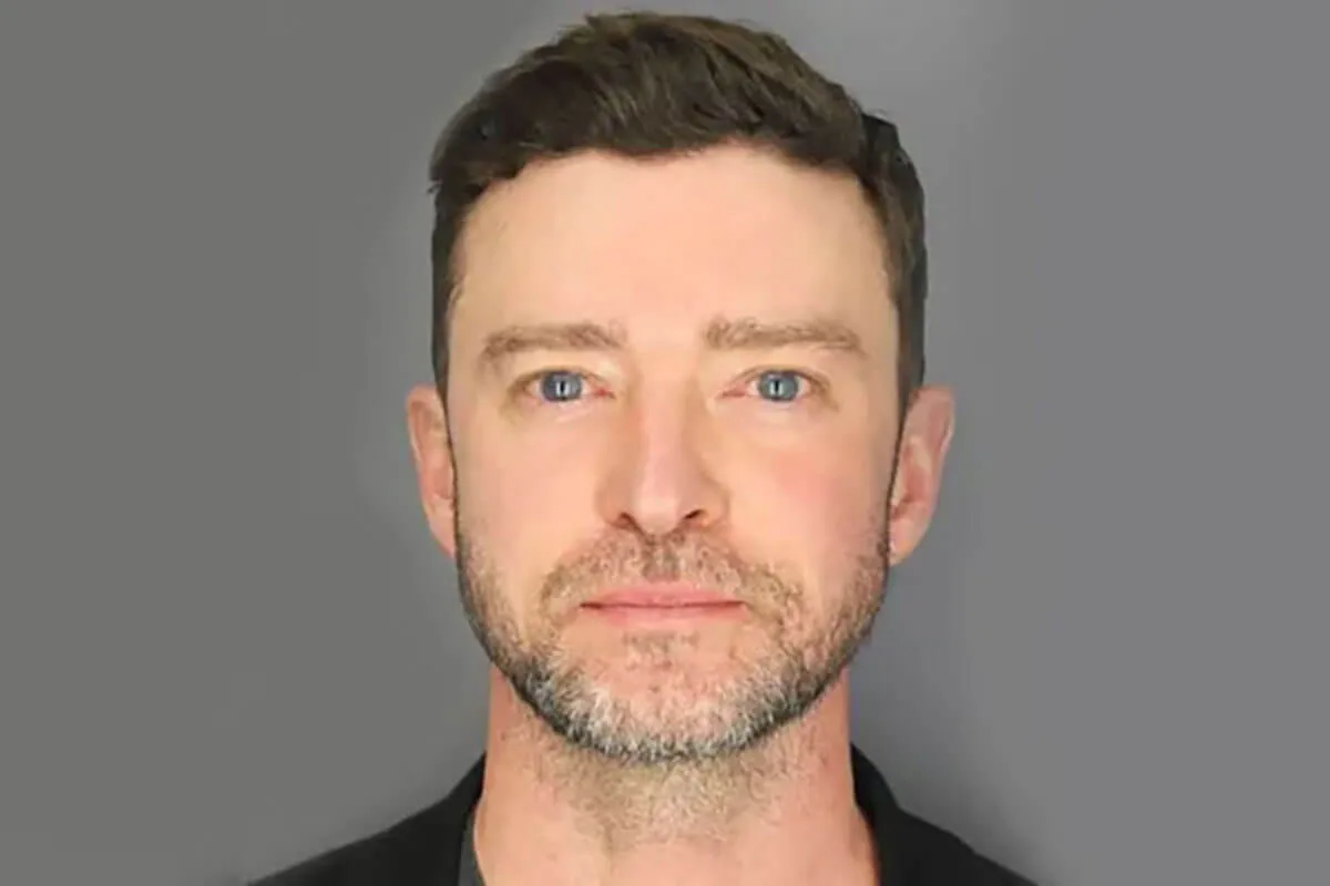 Justin Timberlake, who talked about 'road rage' years before DWI arrest, in his mug shot.