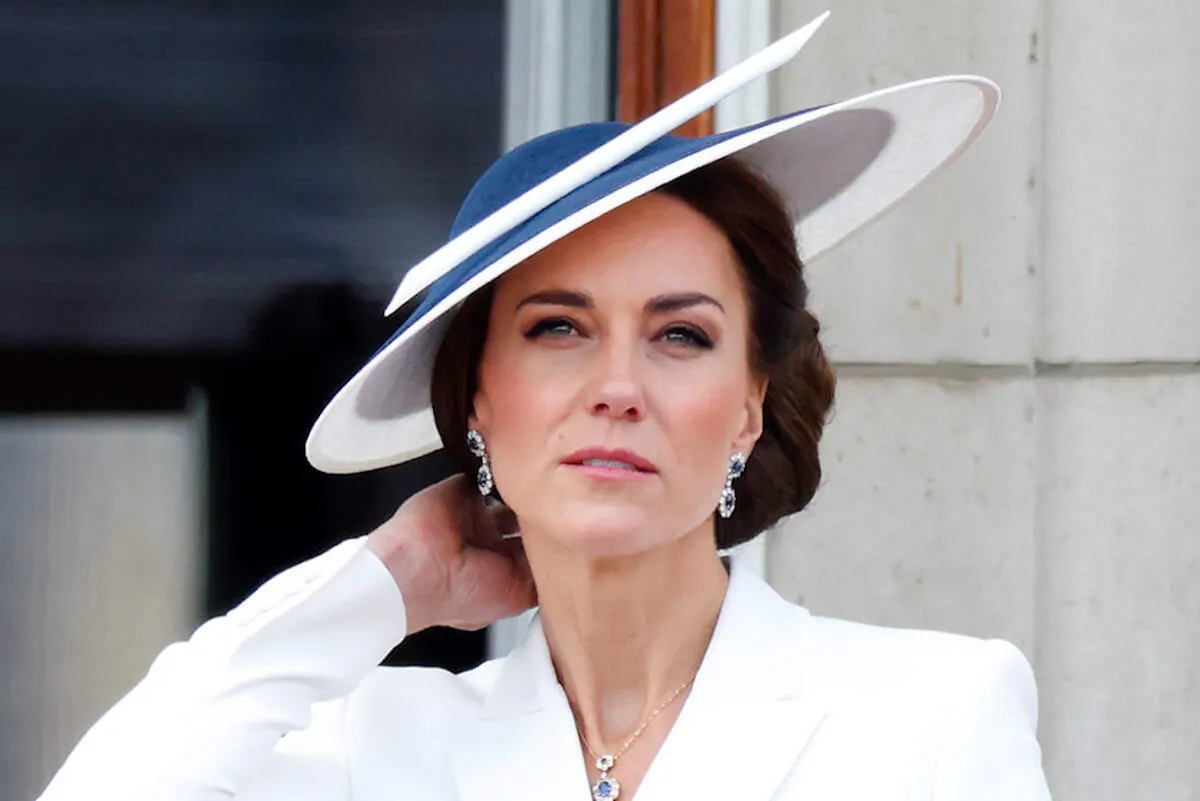 Kate Middleton, who apologized for missing Trooping the Colour rehearsal, at the 2022 celebration