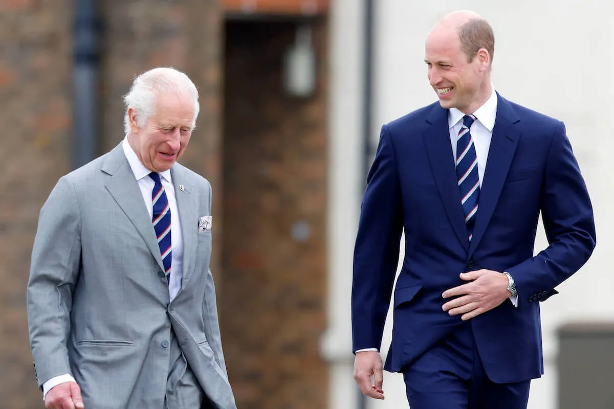 King Charles III and Prince William, whose 'rivalry' is in the 'past,'walk together in May 2024