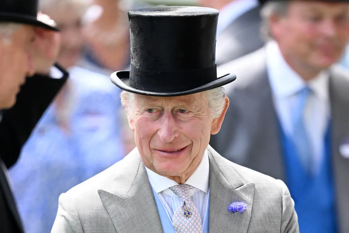 King Charles, who is in a Royal Lodge dispute with Prince Andrew, at the 2024 Royal Ascot